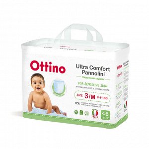 Подгузники-трусики Ottino размер M (6-11кг), 46 шт