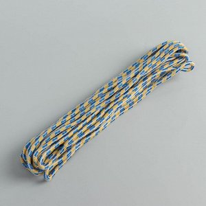 Шнур высокопрочный Доляна, d=6 мм, 10 м, МИКС