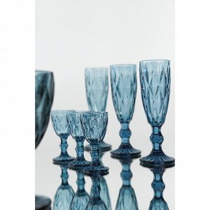 Рюмка стеклянная Magistro «Круиз», 50 мл, 5?10 см, цвет синий