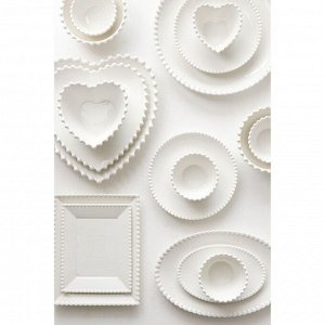 Соусник фарфоровый Magistro «Сердце», 260 мл, d=11,5, цвет белый