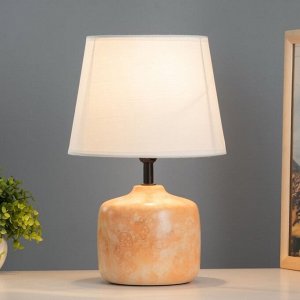 Настольная лампа "Хильда" Е14 40Вт оранжевый 20х20х31см RISALUX