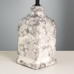 Настольная лампа «Эдда» Е14 40 Вт серый 22.5x22.5x37 см RISALUX