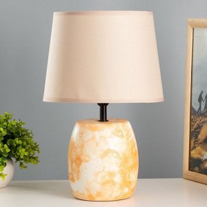 Настольная лампа «Дафна» Е14 40 Вт оранжевый 22.5x22.5x33 см RISALUX