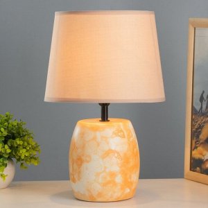 Настольная лампа «Дафна» Е14 40 Вт оранжевый 22.5x22.5x33 см RISALUX