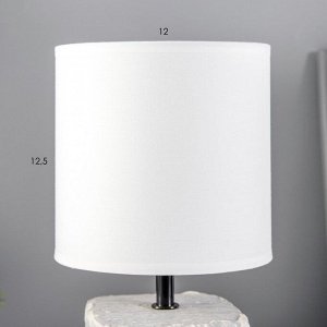 Настольная лампа "Камила" Е14 40Вт серый 15х15х30см RISALUX