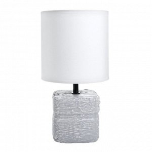 Настольная лампа "Камила" Е14 40Вт серый 15х15х30см RISALUX