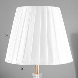 Лампа настольная с подсветкой "Супремо" 1x60Вт E27 серый 25х25х40см RISALUX
