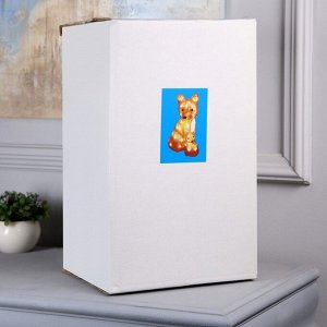 Светодиодная фигура «Лиса с лисёнком» 24x35x19 см, акрил, 40 LED, 220 В, свечение белое