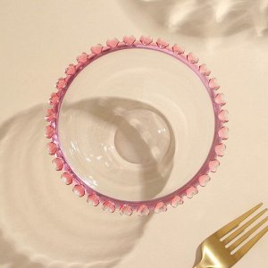 Миска стеклянная «Розе», 300 мл, 13x6 см