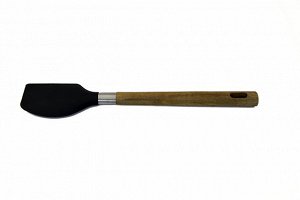2171 GIPFEL Лопатка TRETER 34см с деревянной ручкой. Материал: акация, силикон, нерж.сталь