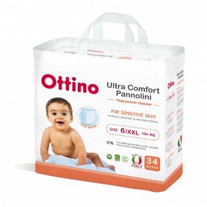 Подгузники-трусики Ottino размер XXL (15+кг), 34 шт