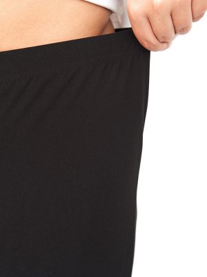 Брюки из холодного трикотажа BB12007BLK01