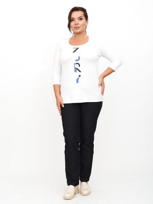 Лонгслив из хлопка ZBL26902WHT02