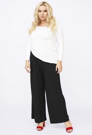 Брюки из холодного трикотажа ZBB02007BLK01