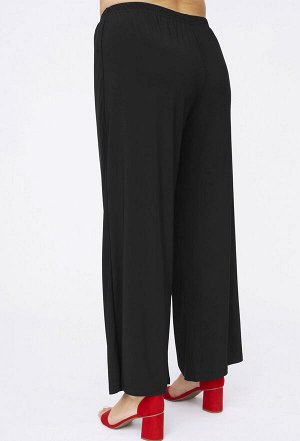Брюки из холодного трикотажа ZBB02007BLK01