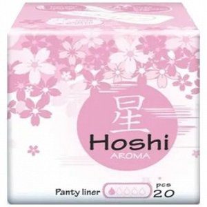 HOSHI Aroma Прокладки ежедневные ароматизированные Panty Liner (150мм), 20шт 0944
