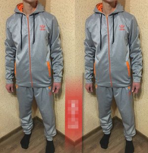 Костюм адидас черно оранжевый мужской