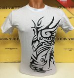 Футболка с рисунком белая