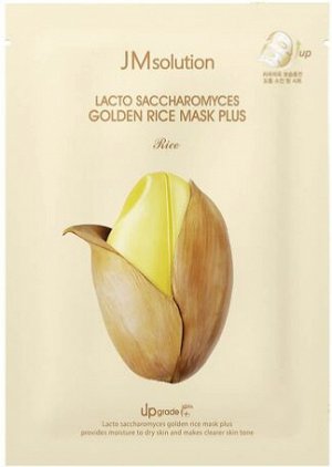 JMSolution Lacto Saccharomyces Golden Rice Mask Plus Тканевая маска для выравнивания тона с лактобактериями