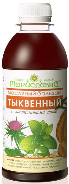 Масляный бальзам «Тыквенный» (оздоравливающий печень)