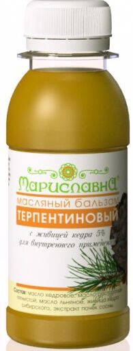Масляный бальзам «Терпентиновый с живицей 5%»
