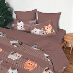 КПБ 2.0 бязь &quot;Любимый дом&quot; (70х70) рис. 50220-1/24500-9 Томми н/у
