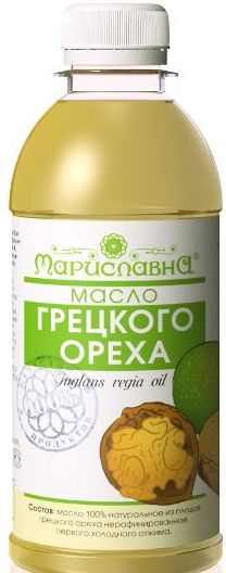 Грецкого ореха масло 100% натуральное, нерафинированное, пищевое