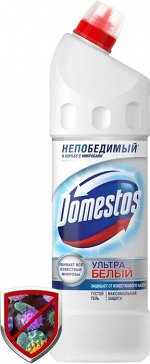 Средство для уборки туалета 1 л, DOMESTOS (Доместос) &quot;Эксперт сила 7&quot;, &quot;Ультра Белый&quot;