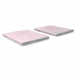 Тетрадь 12 листов в косую линейку ErichKrause "Классика", обложка мелованный картон, блок офсет, белизна 100%, розовая