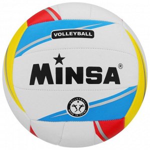 Волейбольный мяч MINSA, машинная сшивка, 18 панелей, р. 5, TPU