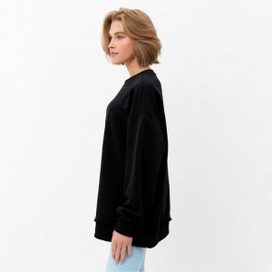 Джемпер (свитшот) женский MINAKU: Casual Collection цвет черный