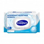 COMFORT SMART Влажная туалетная бумага  с пластиковым клапаном,