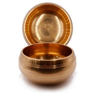 Чаша поющая Gold 7 металлов вес 1451г-1700г d-15,5см h-9,5см Настройка 7 чакр