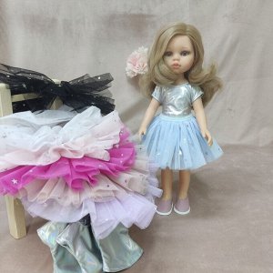 Фатиновая юбка для куклы Паола Рейна или аналогичную куклу ростом 32-34 см
