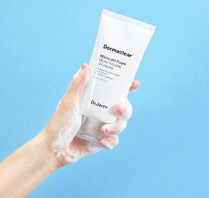 Гель-пенка для умывания DR.JART+ Dermaclear Micro Ph Foam Micro-Mousse Ph Neutre Balancing Gel-To-Foam