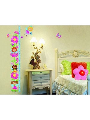 Наклейки для интерьера Home Decor for kids ростомер 3D, Эльфы