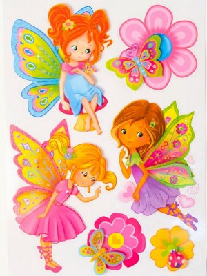 Наклейки для интерьера Home Decor for kids Феи