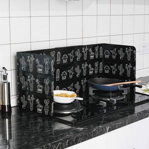 Защитный экран для плиты от брызг жира на кухне, 2 шт.