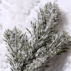 Ветка декоративная новогодняя, 23 см