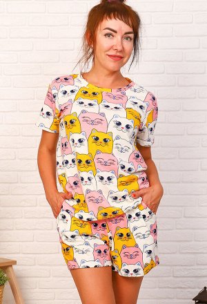 Пижама "Китти" с футболкой