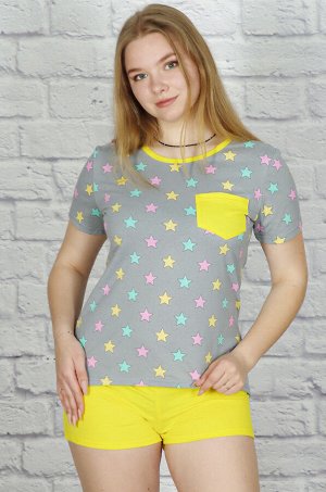Пижама "Таисия", шорты (цвета в ассортименте)