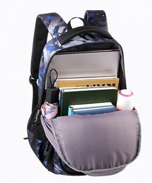 Рюкзак школьный, 45 х 33 х 22 см, 3-6 класс