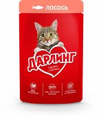 PURINA &quot;Дарлинг&quot; для кошек лосось в подливе 75 г