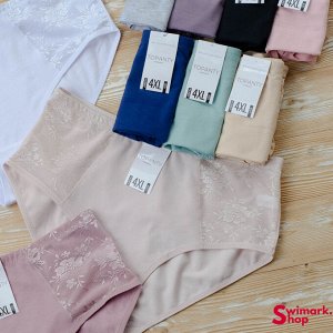 Трусы женские TOPANTY TP-8321, MAXI, СЛИВОВЫЙ
