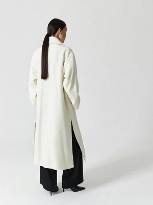 Удлиненное пальто из вирджинской шерсти