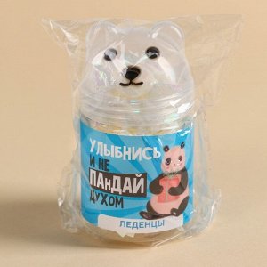 Леденцы в банке - мишка «Улыбнись», 50 г.