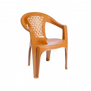 Кресло садовое, пластик, коричневый, КЕМЕР, 760 х 550 х 560 мм