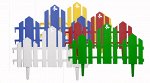 Заборчик ТЮЛЬПАН (5 секций-1,7 метра, высота 34 см) зеленый