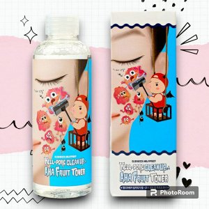 Elizavecca Тоник с фруктовыми кислотами  Hell-pore clean up aha fruit toner, 200 мл.