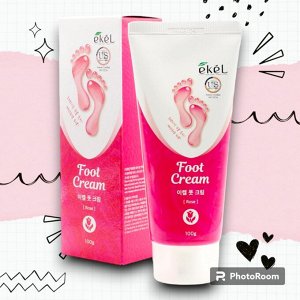 [EKEL] Крем для ног с розой ROSE FOOT CREAM, 100 г.